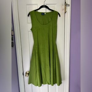 LAST PRICE DROP! Elhoffer New Essential Knee Length Avocado Suede Dress L